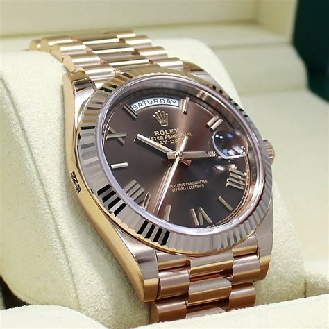 replica rolex day date everrose chocolat dail|rolex day date.